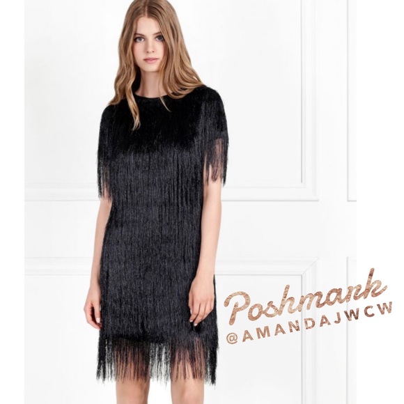 Designer Rachel Zoe Eddy Fringe Dress- NWT - Picture 1 of 7